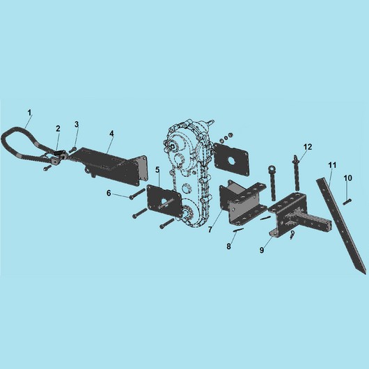 Стояночная опора и сошник Champion BC9813